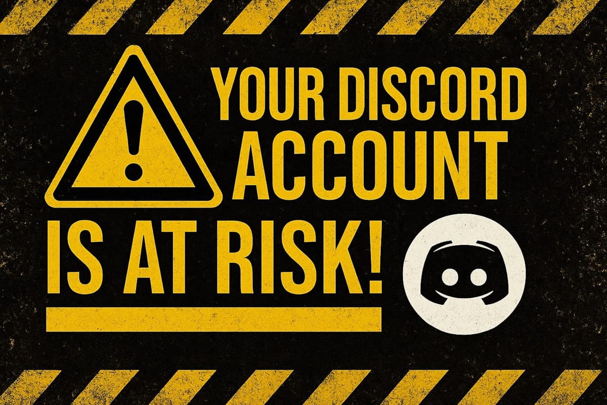 📱 Discord is not a safe platform, your account is in danger, and you should move to a different platform ASAP