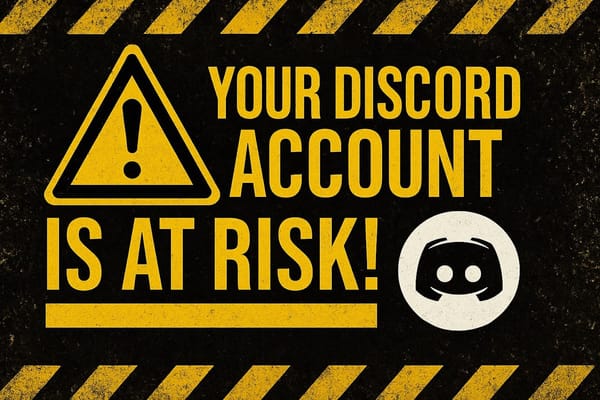 📱 Discord is not a safe platform, your account is in danger, and you should move to a different platform ASAP