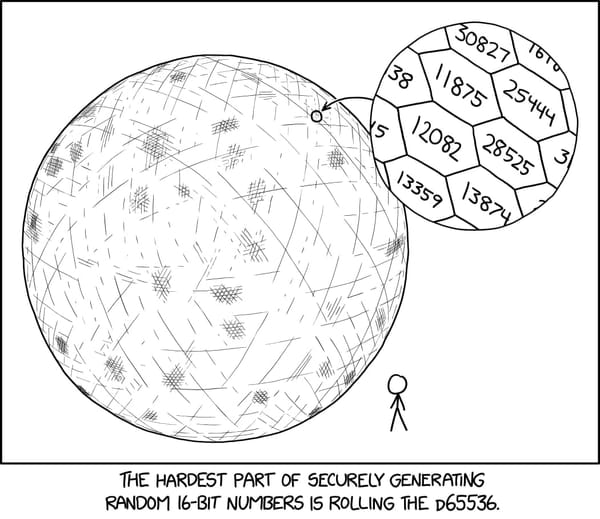 🪲 The dangers associated with non-cryptographically-secure random number generators should not be understated.